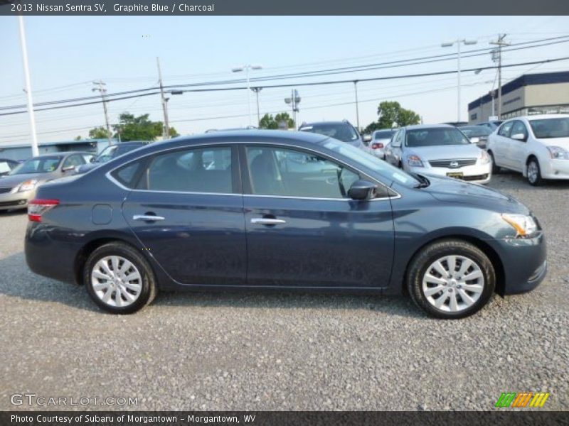 Graphite Blue / Charcoal 2013 Nissan Sentra SV