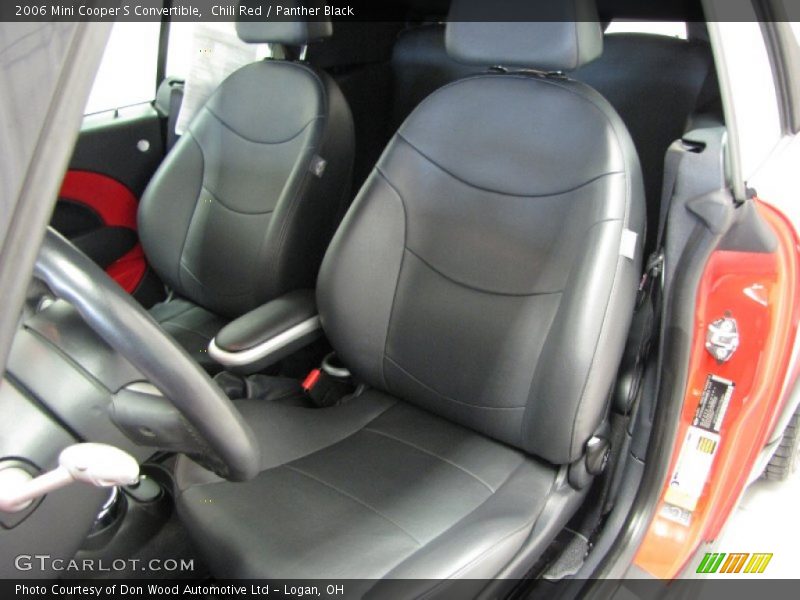 Chili Red / Panther Black 2006 Mini Cooper S Convertible