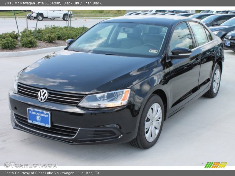 Black Uni / Titan Black 2013 Volkswagen Jetta SE Sedan