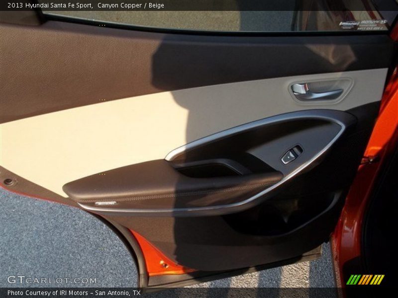 Canyon Copper / Beige 2013 Hyundai Santa Fe Sport