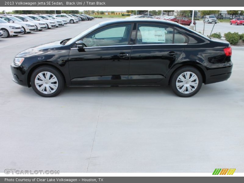 Black Uni / Titan Black 2013 Volkswagen Jetta SE Sedan