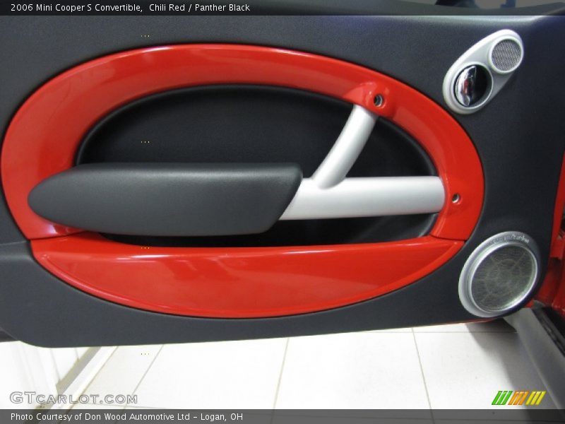 Chili Red / Panther Black 2006 Mini Cooper S Convertible
