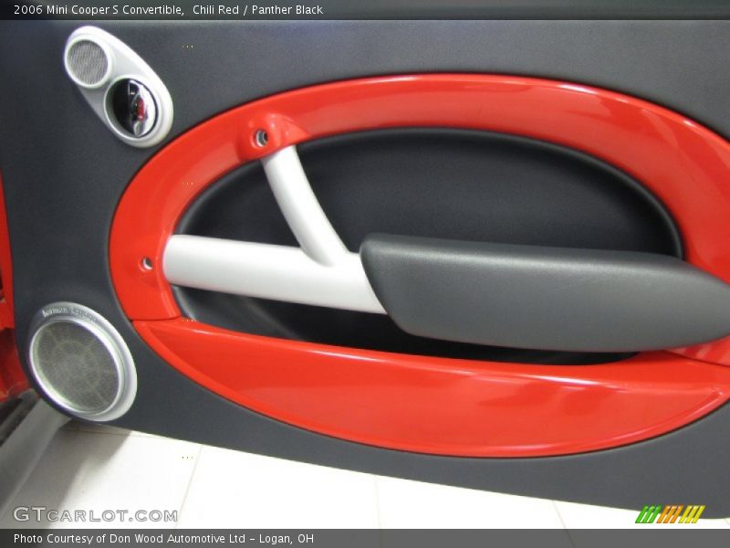Chili Red / Panther Black 2006 Mini Cooper S Convertible