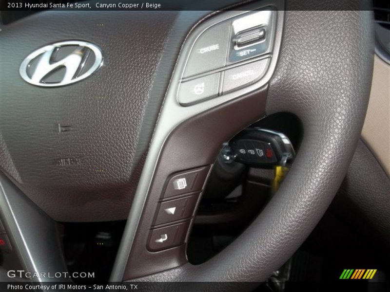 Canyon Copper / Beige 2013 Hyundai Santa Fe Sport