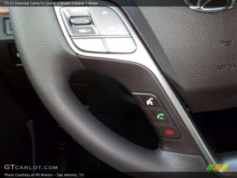 Canyon Copper / Beige 2013 Hyundai Santa Fe Sport