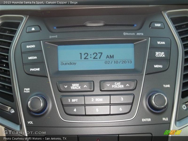 Canyon Copper / Beige 2013 Hyundai Santa Fe Sport