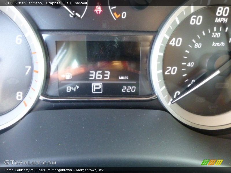 Graphite Blue / Charcoal 2013 Nissan Sentra SV