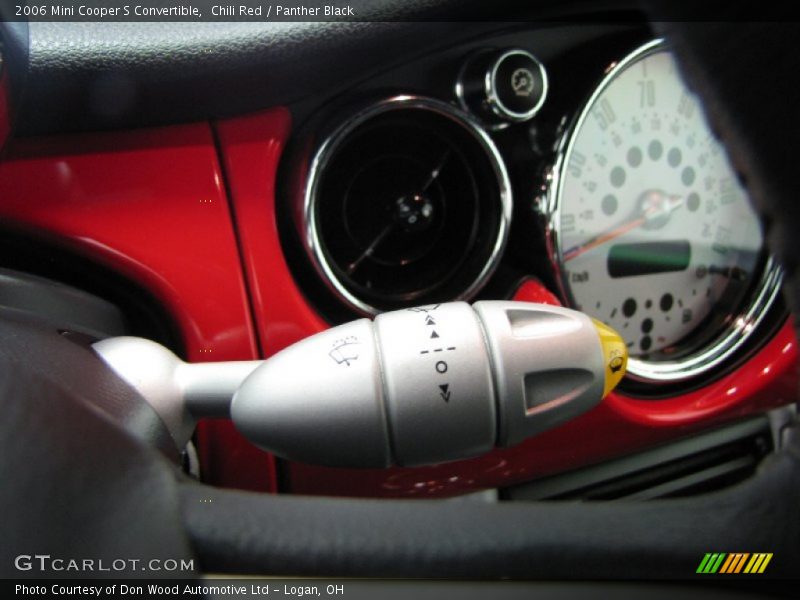 Chili Red / Panther Black 2006 Mini Cooper S Convertible