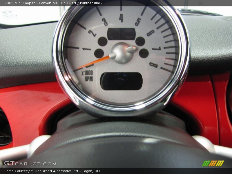 Chili Red / Panther Black 2006 Mini Cooper S Convertible