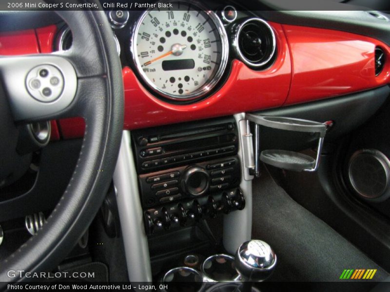 Chili Red / Panther Black 2006 Mini Cooper S Convertible