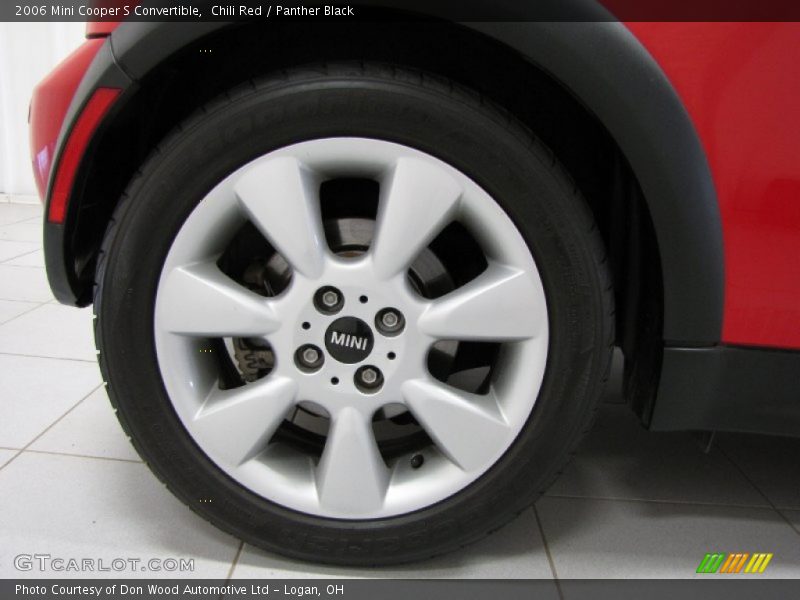 Chili Red / Panther Black 2006 Mini Cooper S Convertible