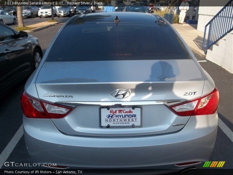 Radiant Silver / Black 2013 Hyundai Sonata Limited 2.0T