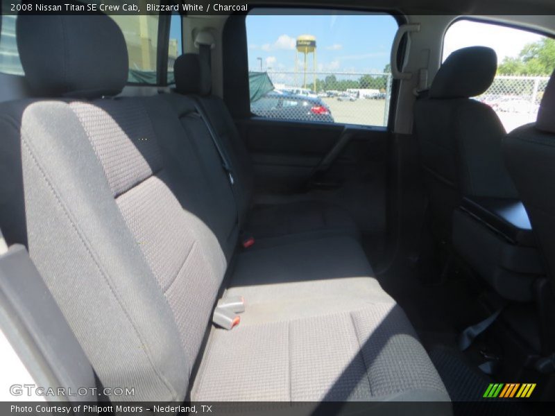 Blizzard White / Charcoal 2008 Nissan Titan SE Crew Cab