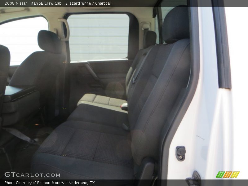Blizzard White / Charcoal 2008 Nissan Titan SE Crew Cab
