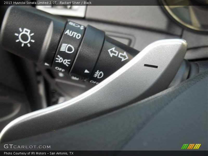 Radiant Silver / Black 2013 Hyundai Sonata Limited 2.0T