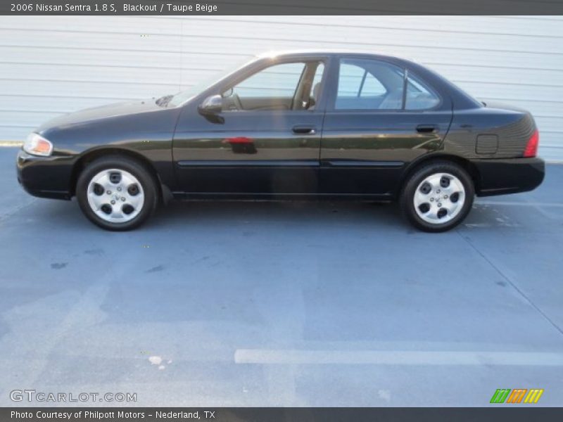 Blackout / Taupe Beige 2006 Nissan Sentra 1.8 S
