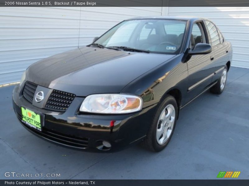 Blackout / Taupe Beige 2006 Nissan Sentra 1.8 S