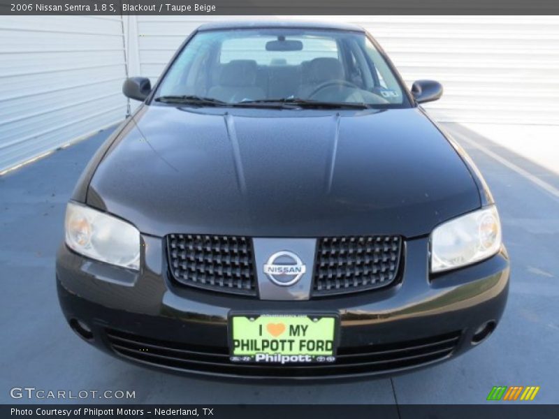 Blackout / Taupe Beige 2006 Nissan Sentra 1.8 S