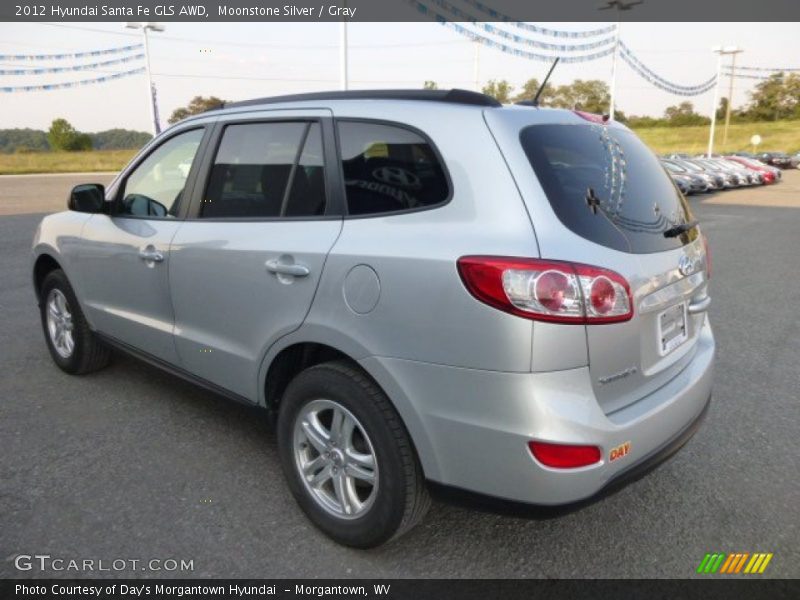 Moonstone Silver / Gray 2012 Hyundai Santa Fe GLS AWD