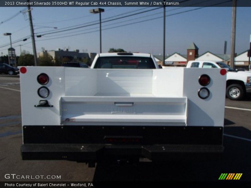Summit White / Dark Titanium 2013 Chevrolet Silverado 3500HD WT Regular Cab 4x4 Chassis