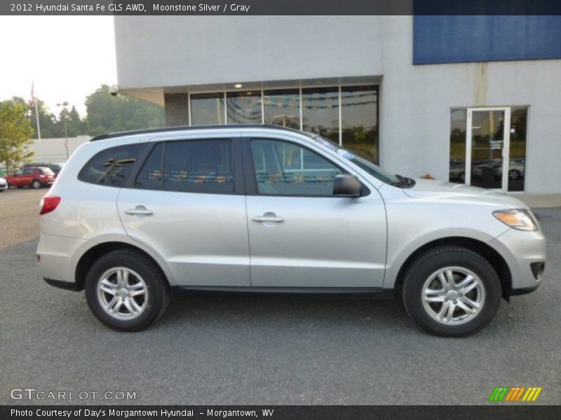 Moonstone Silver / Gray 2012 Hyundai Santa Fe GLS AWD