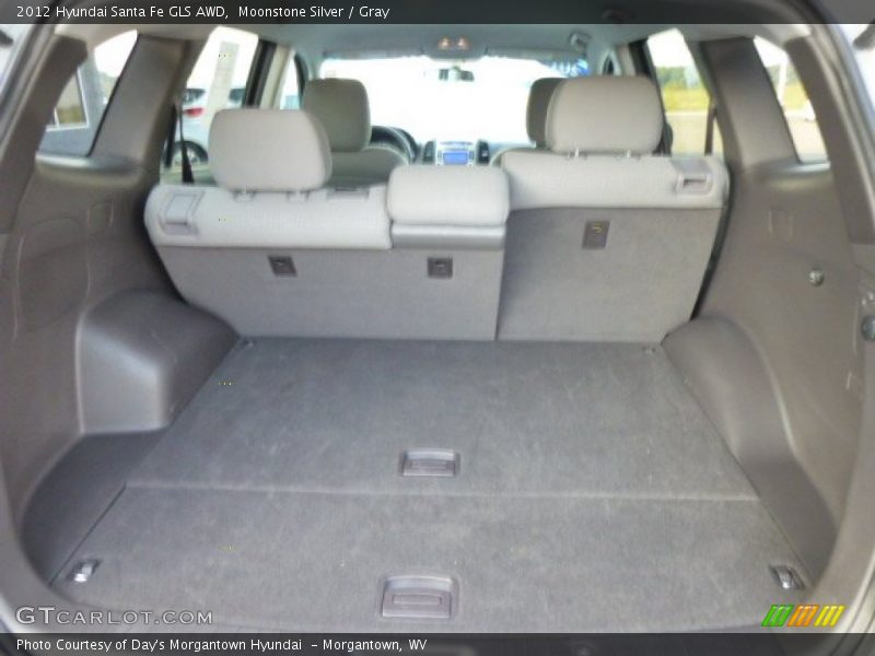 Moonstone Silver / Gray 2012 Hyundai Santa Fe GLS AWD