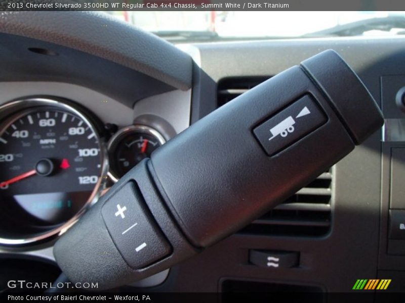 Summit White / Dark Titanium 2013 Chevrolet Silverado 3500HD WT Regular Cab 4x4 Chassis