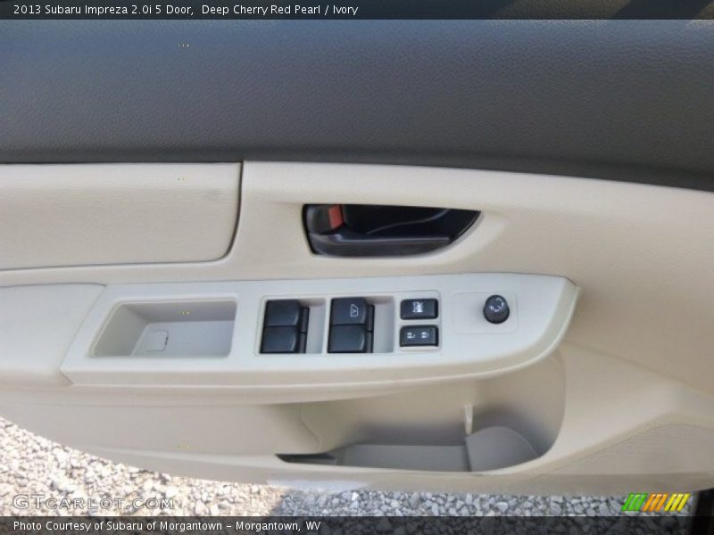 Deep Cherry Red Pearl / Ivory 2013 Subaru Impreza 2.0i 5 Door