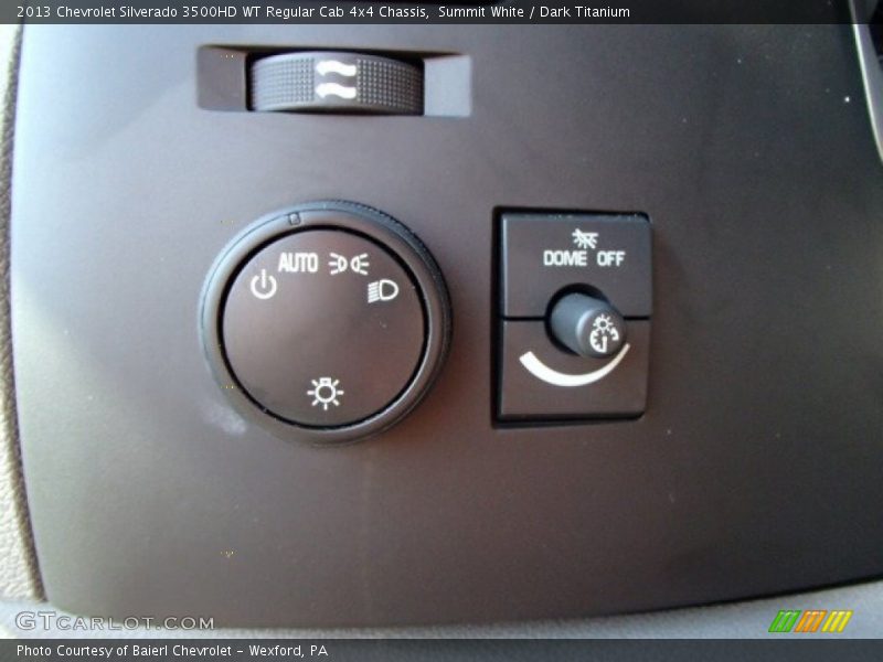 Summit White / Dark Titanium 2013 Chevrolet Silverado 3500HD WT Regular Cab 4x4 Chassis