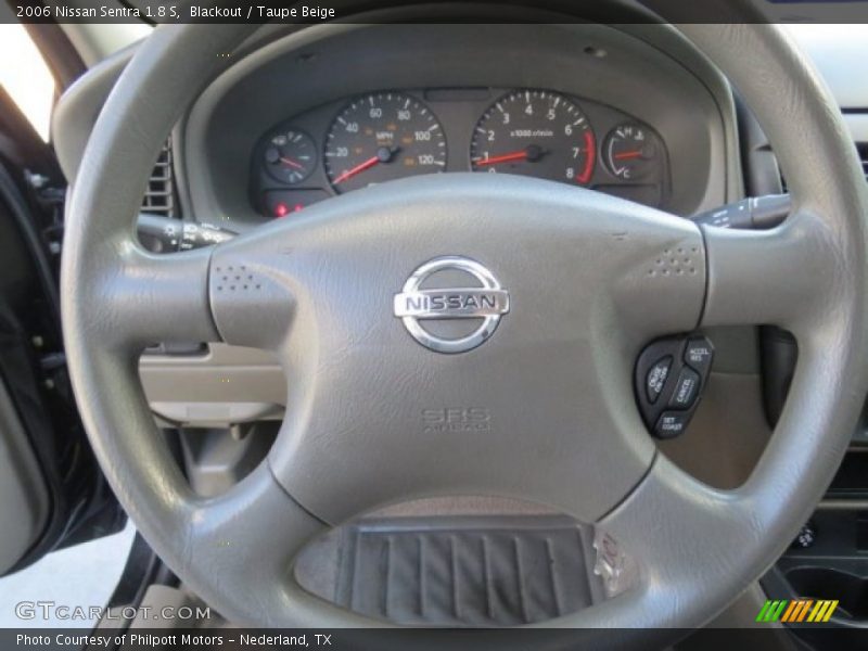 Blackout / Taupe Beige 2006 Nissan Sentra 1.8 S