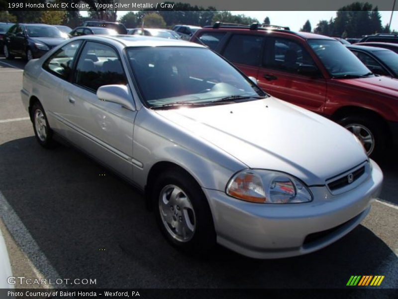 Vogue Silver Metallic / Gray 1998 Honda Civic EX Coupe