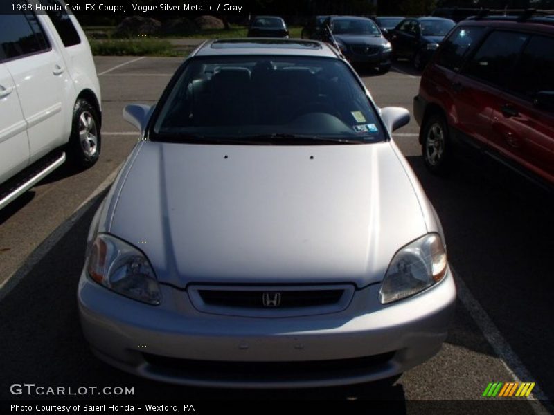 Vogue Silver Metallic / Gray 1998 Honda Civic EX Coupe