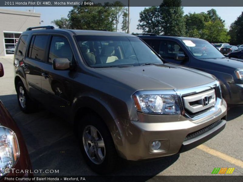 Mocha Metallic / Beige 2011 Honda Pilot EX 4WD