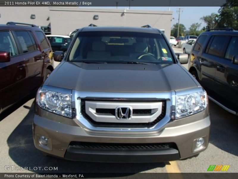 Mocha Metallic / Beige 2011 Honda Pilot EX 4WD