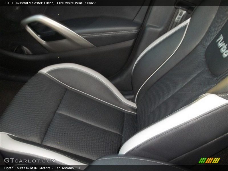 Elite White Pearl / Black 2013 Hyundai Veloster Turbo