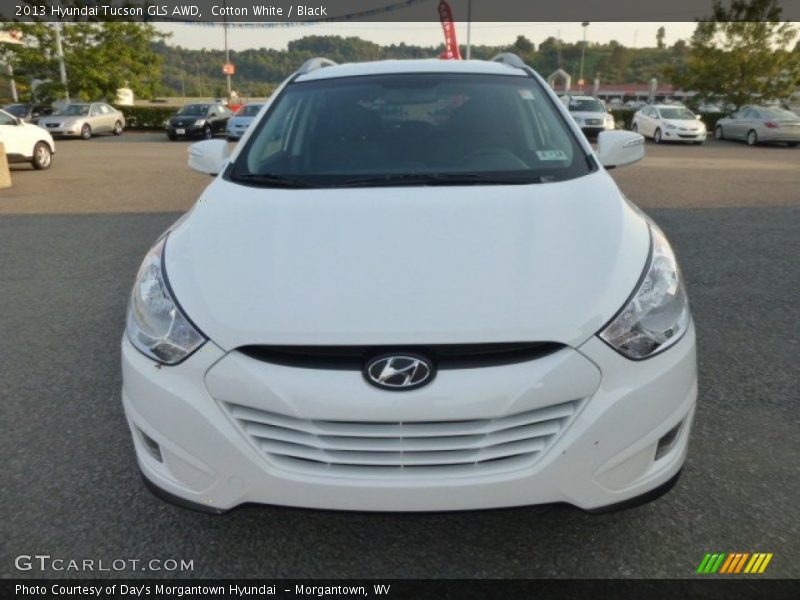 Cotton White / Black 2013 Hyundai Tucson GLS AWD