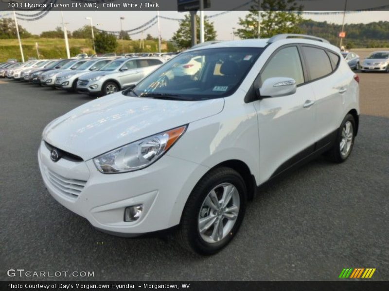 Cotton White / Black 2013 Hyundai Tucson GLS AWD