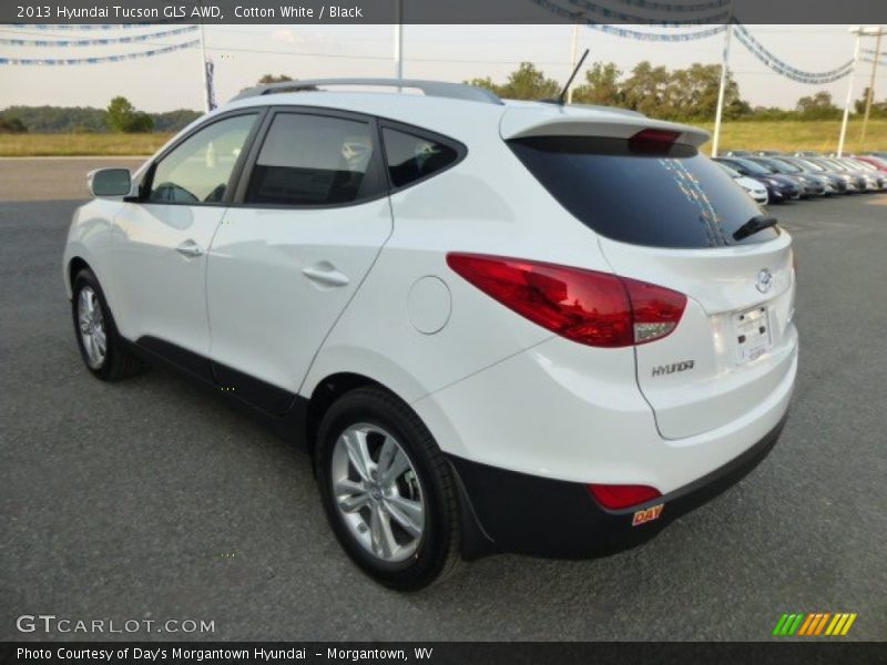Cotton White / Black 2013 Hyundai Tucson GLS AWD