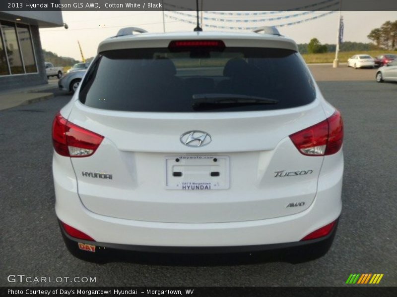 Cotton White / Black 2013 Hyundai Tucson GLS AWD