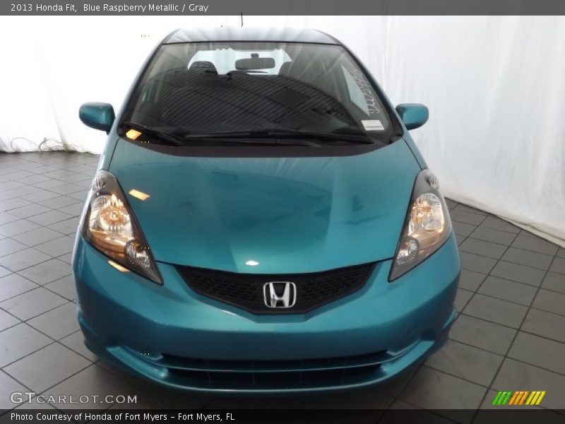 Blue Raspberry Metallic / Gray 2013 Honda Fit