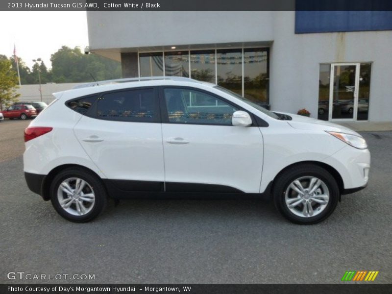 Cotton White / Black 2013 Hyundai Tucson GLS AWD