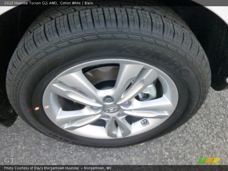 Cotton White / Black 2013 Hyundai Tucson GLS AWD