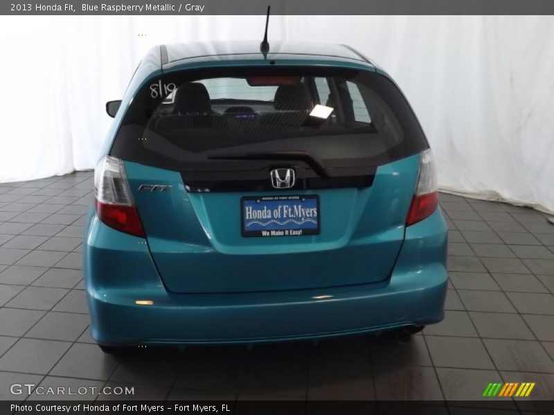 Blue Raspberry Metallic / Gray 2013 Honda Fit