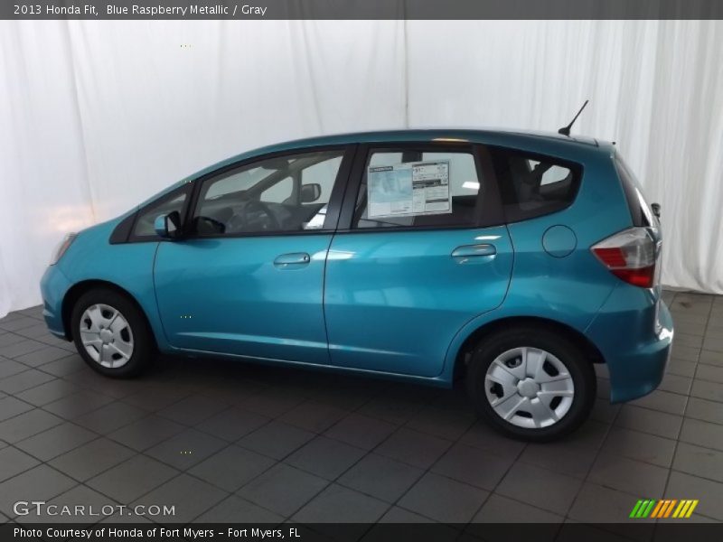 Blue Raspberry Metallic / Gray 2013 Honda Fit