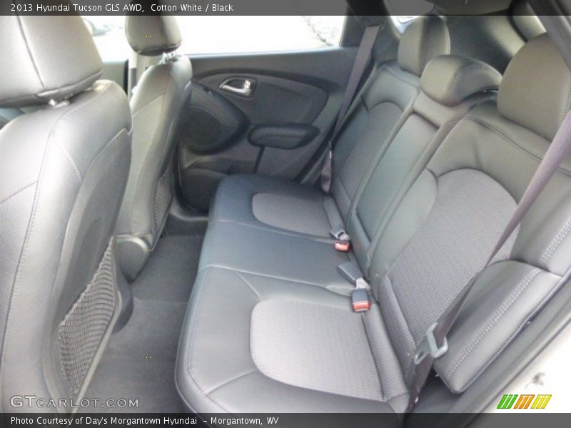 Cotton White / Black 2013 Hyundai Tucson GLS AWD