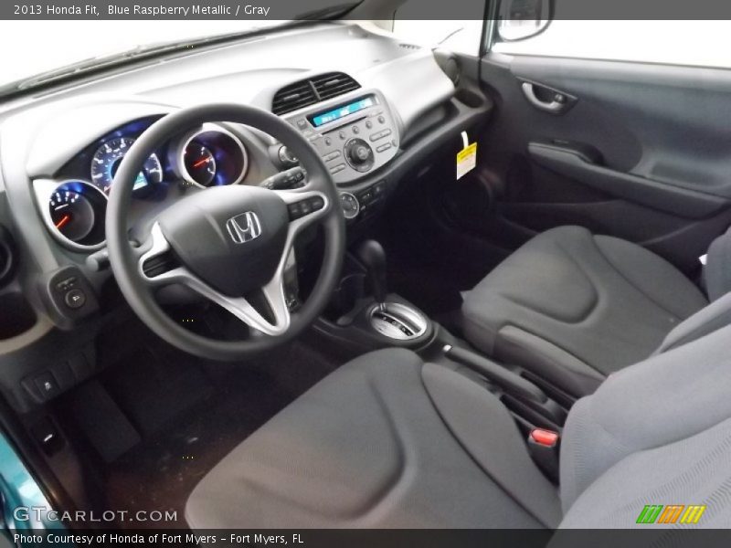 Blue Raspberry Metallic / Gray 2013 Honda Fit