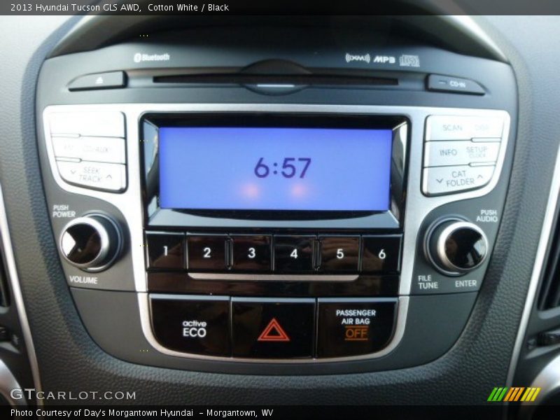 Cotton White / Black 2013 Hyundai Tucson GLS AWD