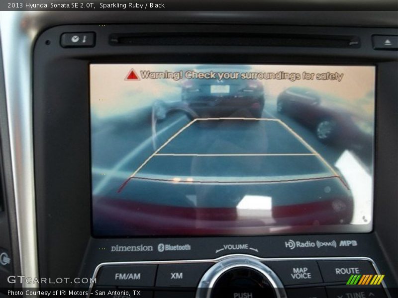 Sparkling Ruby / Black 2013 Hyundai Sonata SE 2.0T