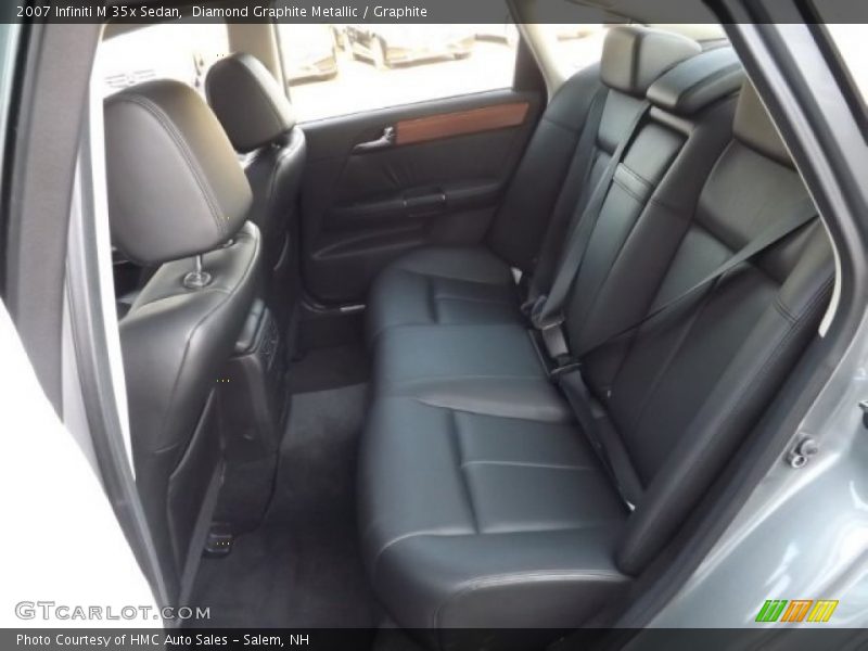 Rear Seat of 2007 M 35x Sedan