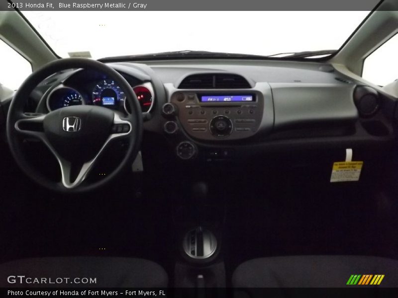 Blue Raspberry Metallic / Gray 2013 Honda Fit